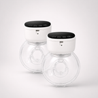 Vera breast pump in use while working — NAEVII