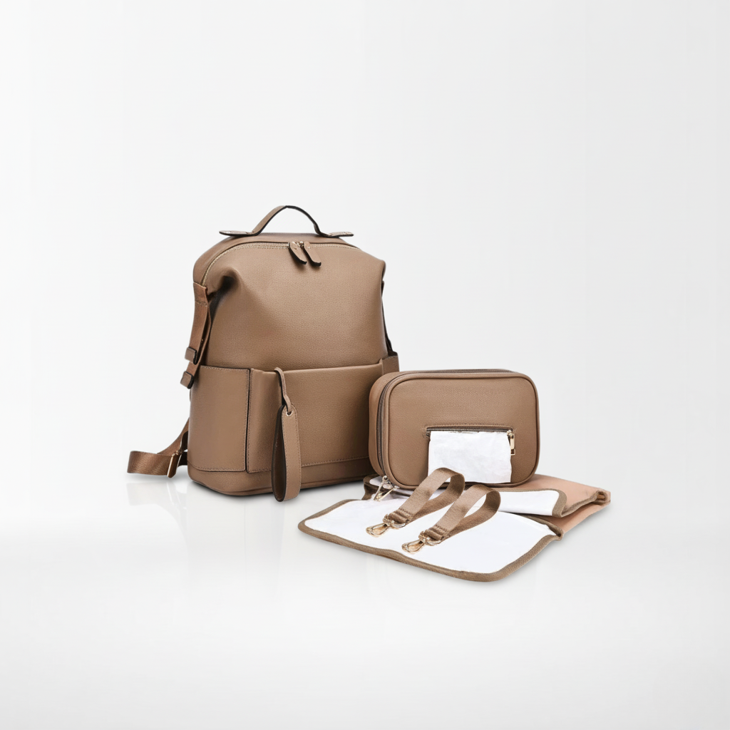 Lumi diaper bag, front view — NAEVII