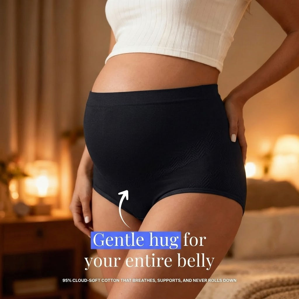 Maternity briefs in terracotta — NAEVII