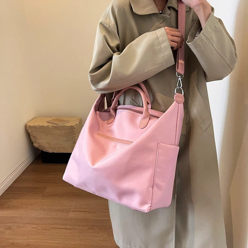 Solenne diaper bag in neutral shade — NAEVII