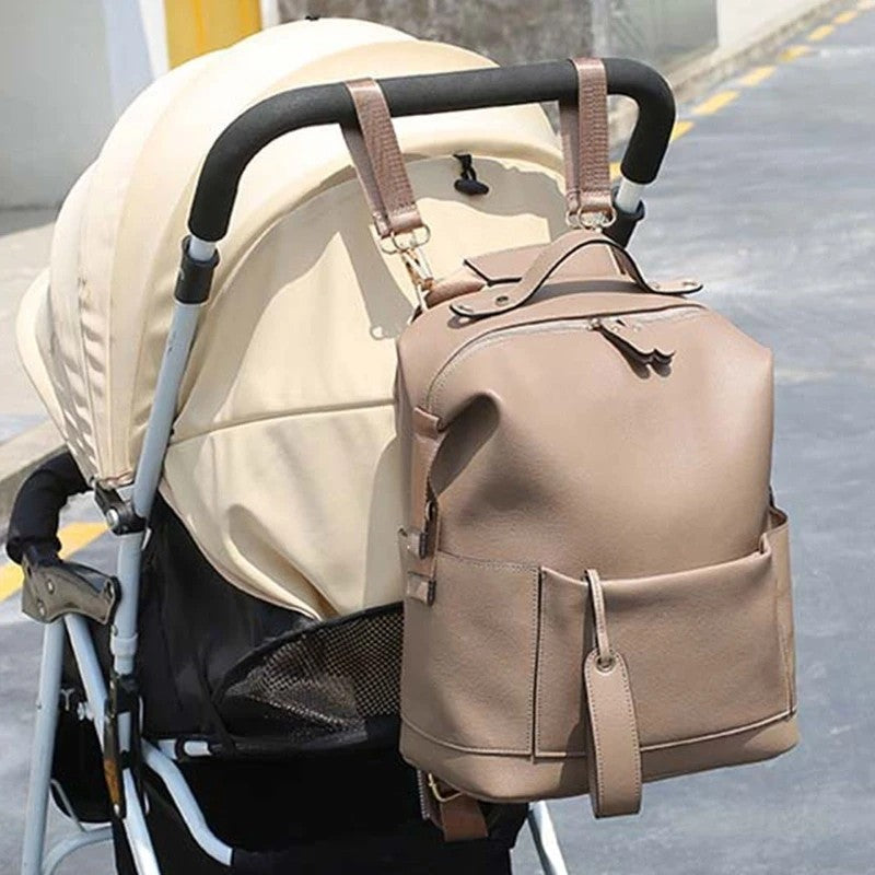 Lumi diaper bag in neutral tone — NAEVII