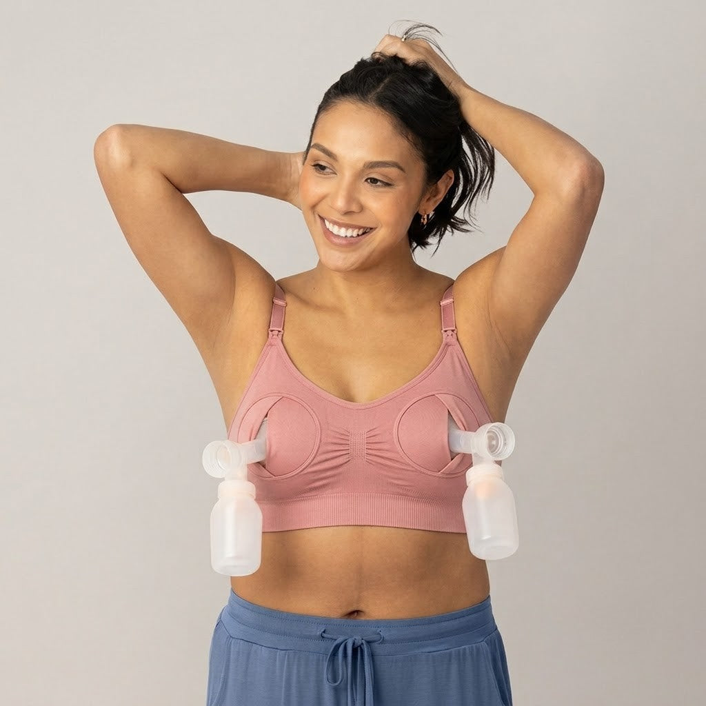 Hands-Free Pumping Bra Women Wireless Adjustable - Set of 3