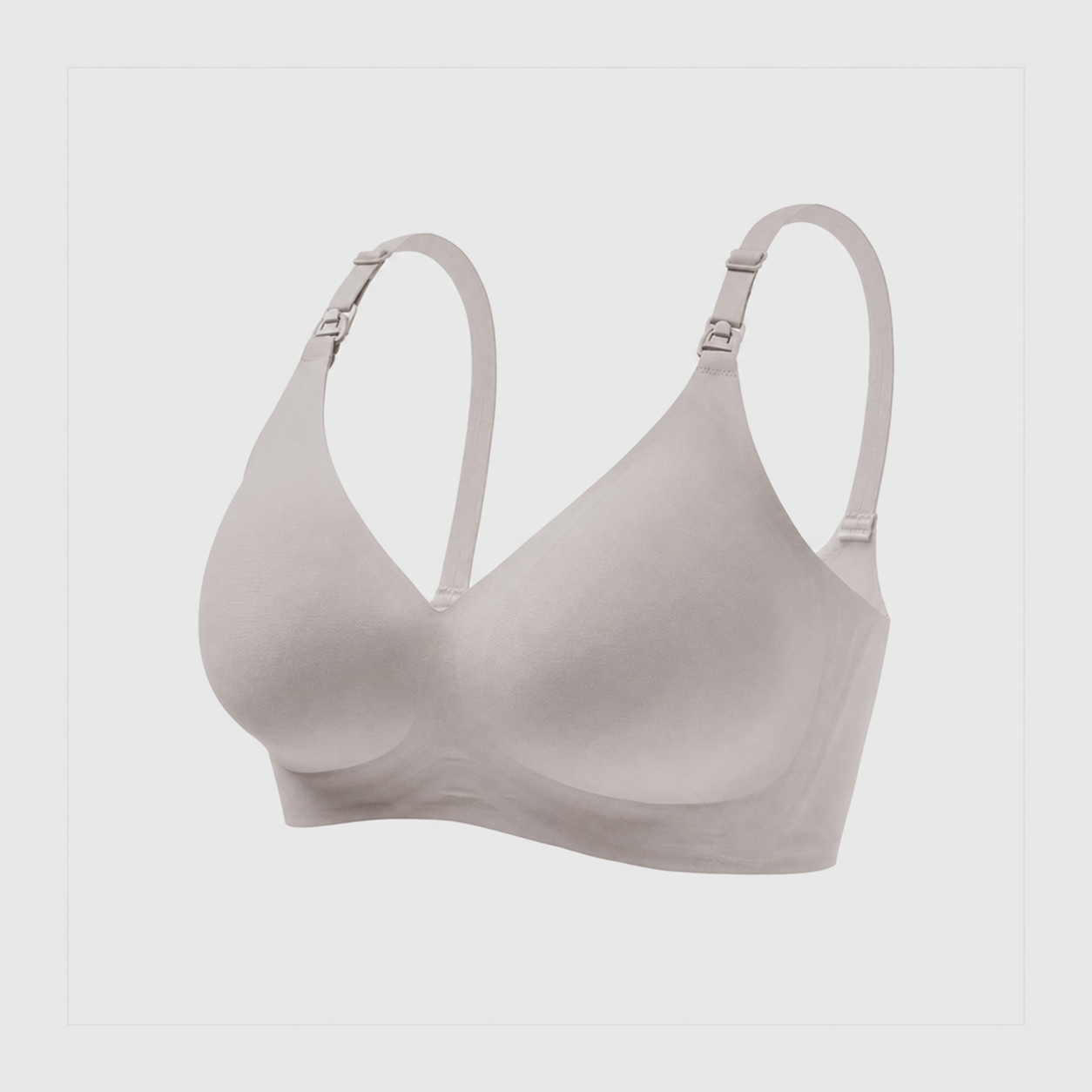 Soft nursing bra support detail — NAEVII