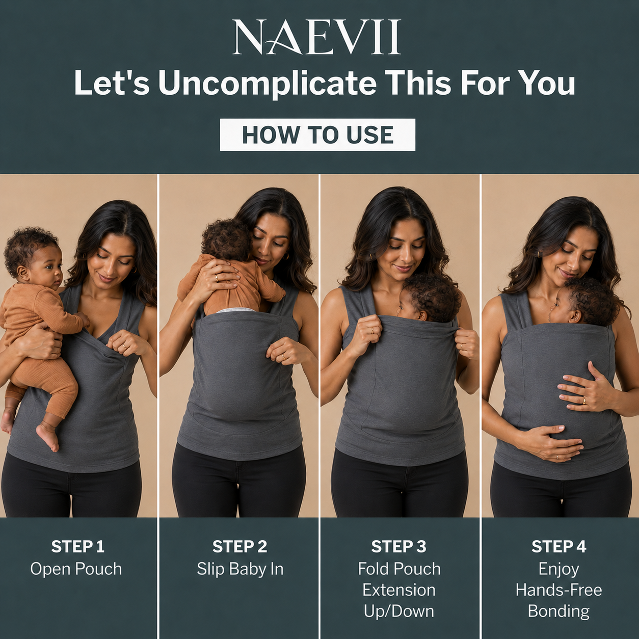 Nesting Mom Shirt worn at home — NAEVII