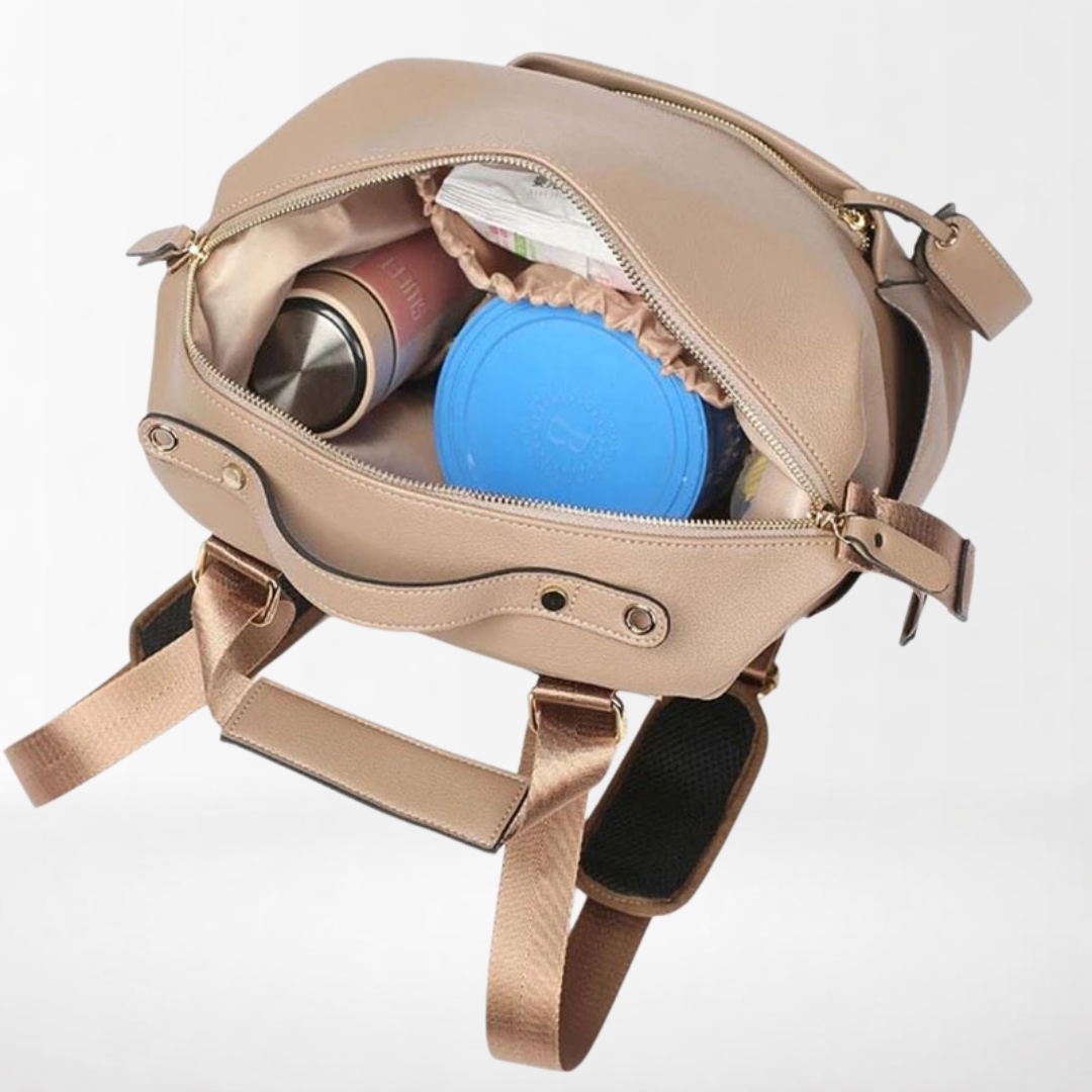 Lumi diaper bag packed with baby essentials — NAEVII