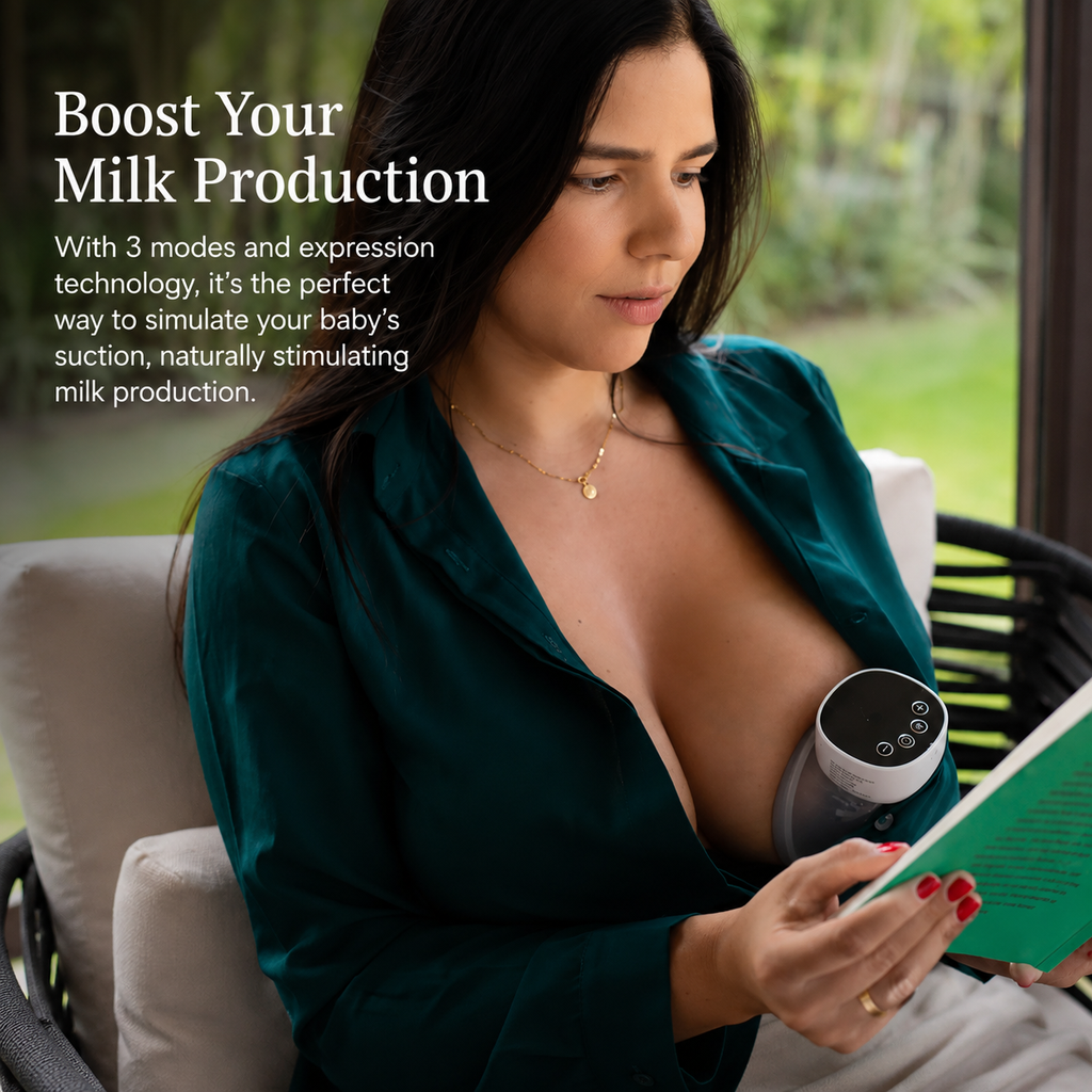 Vera breast pump control panel with suction levels — NAEVII
