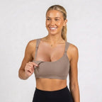 Seamless Nursing Sports Bra Maternity Wireless Ribbed - Set of 3