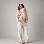 Limitless baby carrier in cotton-linen blend — NAEVII