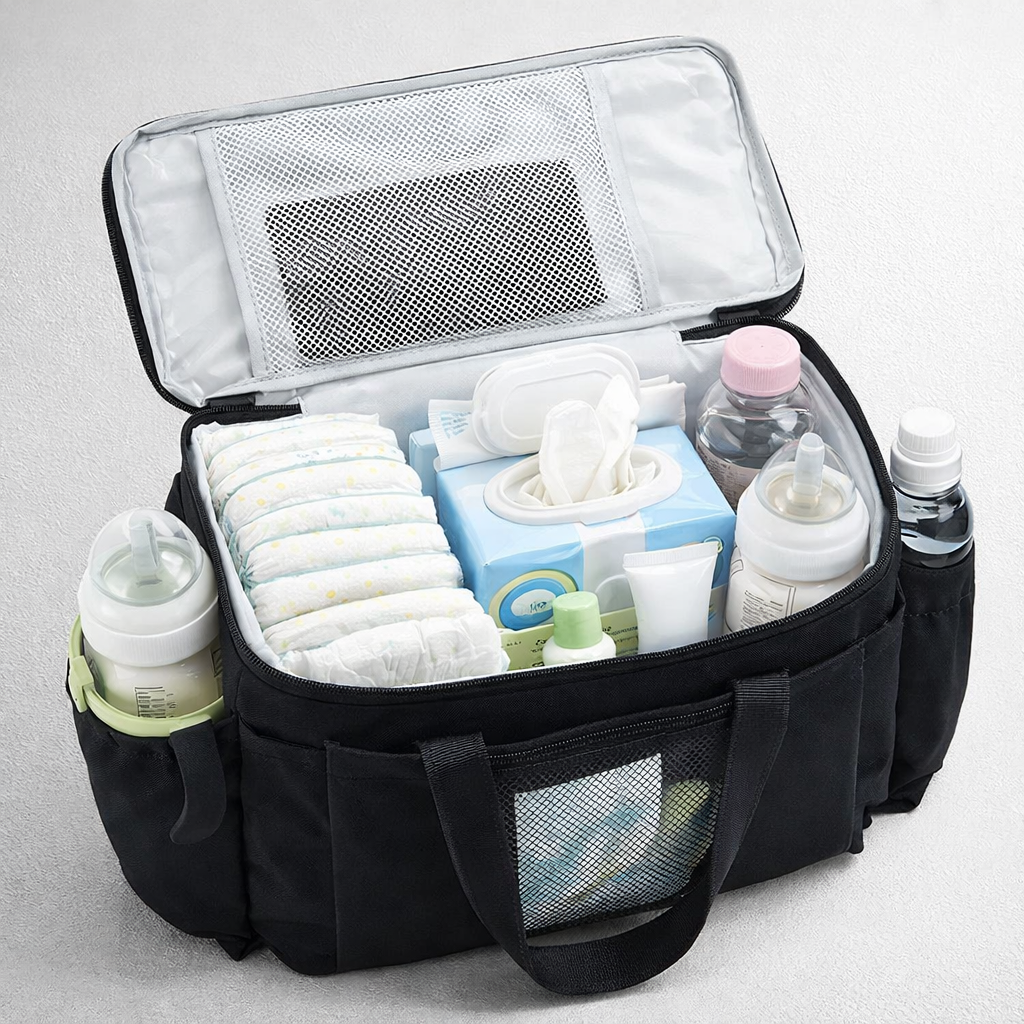 Aveline stroller bag packed for a walk — NAEVII