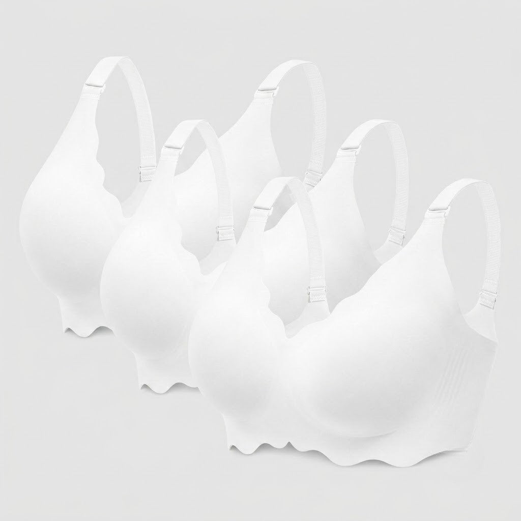 Seamless nursing bra flat lay — NAEVII
