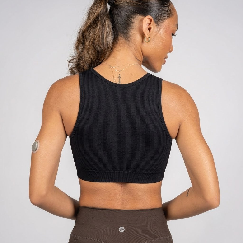 Seamless Nursing Sports Bra Maternity Wireless Ribbed - Set of 3
