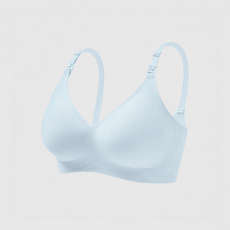 Soft Nursing Bra - Blue