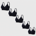 Soft nursing bra five-colour set — NAEVII