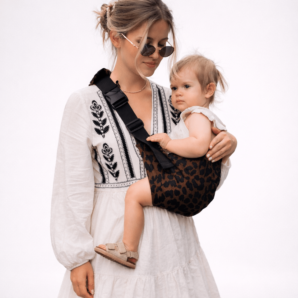Toddler sling carrier folded for storage — NAEVII