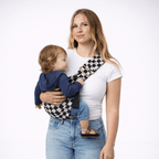 Toddler sling carrier in neutral cotton — NAEVII