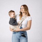 Toddler sling carrier, front view — NAEVII