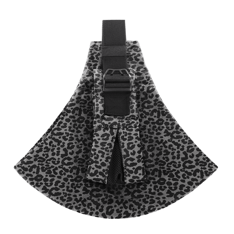 Toddler Sling Carrier - Leopard Print Grey