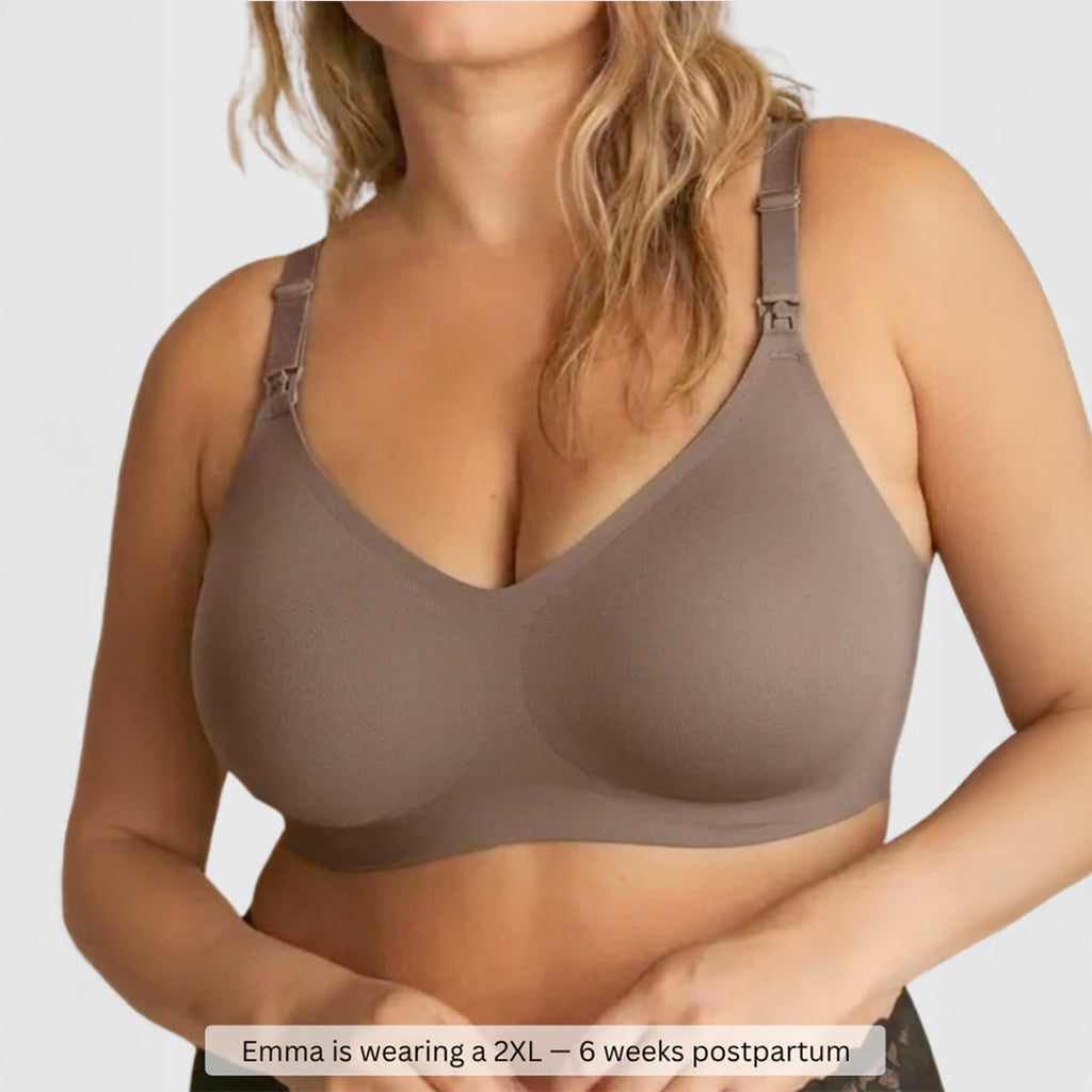 Soft nursing bra in black — NAEVII