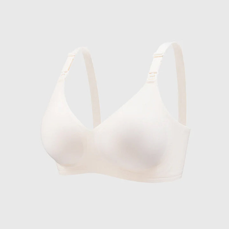 Soft Nursing Bra - White