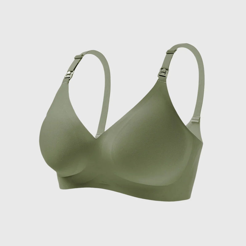 Soft Nursing Bra - Green