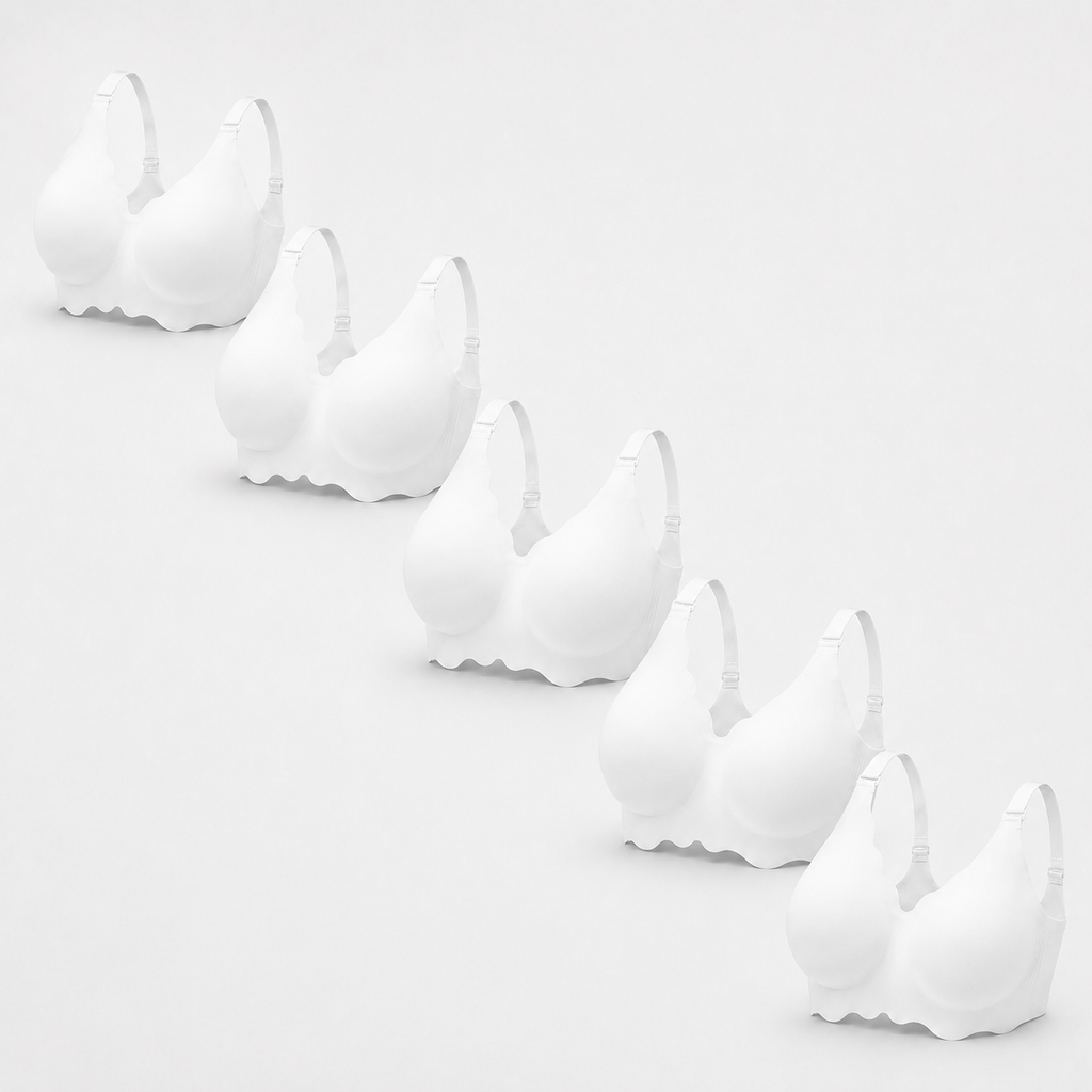 Seamless nursing bra fabric close-up — NAEVII