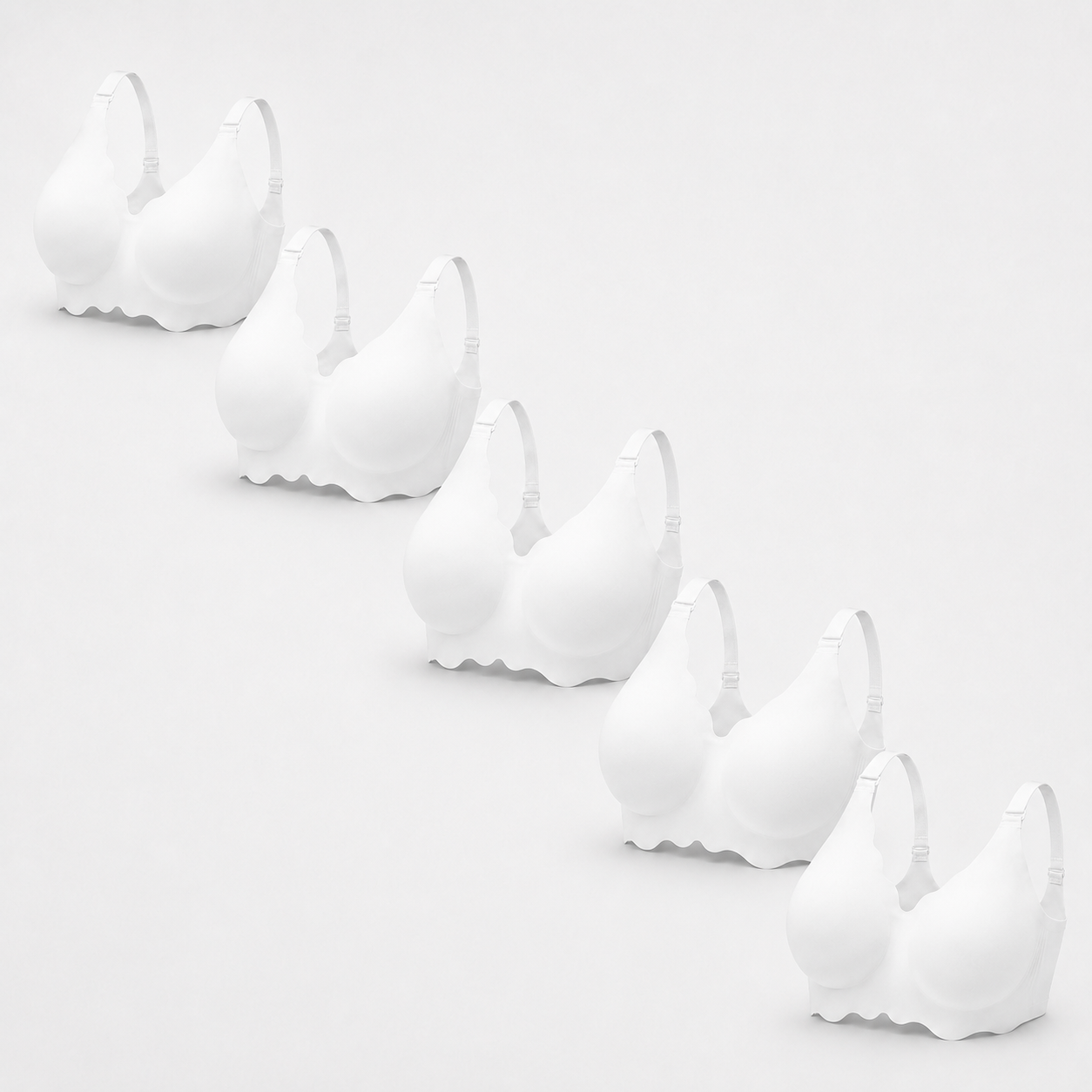 Seamless nursing bra fabric close-up — NAEVII