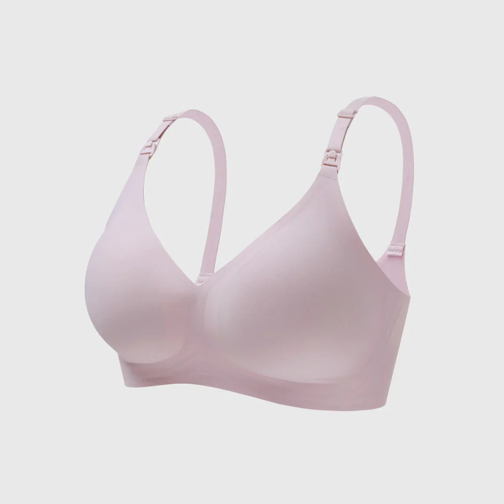 Soft nursing bra wire-free construction — NAEVII