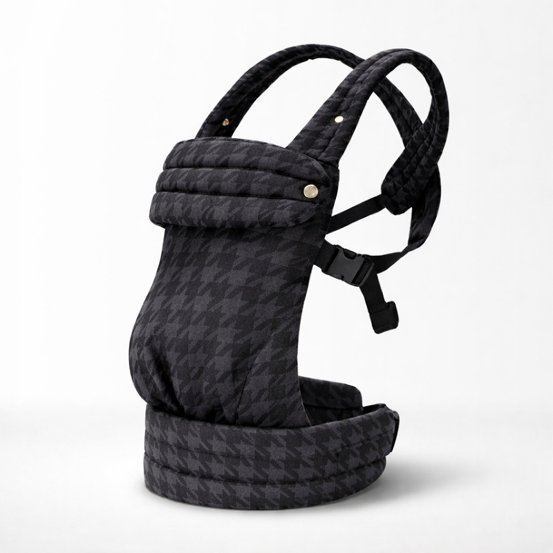 Soft Baby Carrier - Onyx Houndstooth