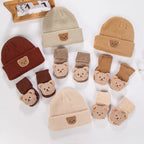Cozy Bear plush toy, side view — NAEVII