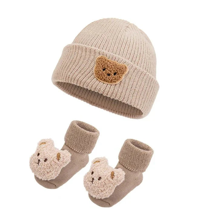 Cozy Bear plush toy, front view — NAEVII